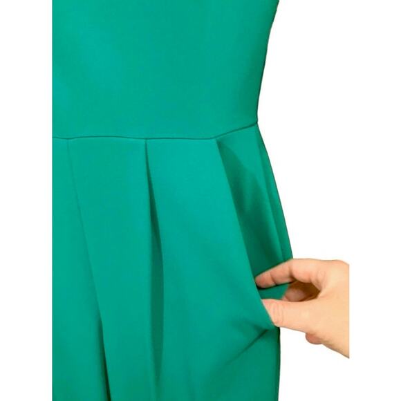 Calvin Klein Women's Green Tapered Leg Jumpsuit w/ Pockets MSRP $139 | Size 4 - Picture 9 of 10